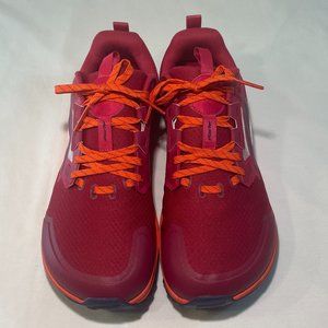 NWOB Altra Lone Peak 7 Trial Hiking Shoe, Red / Pink, Women's Size 10